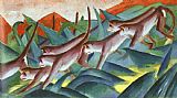 Monkey Frieze by Franz Marc